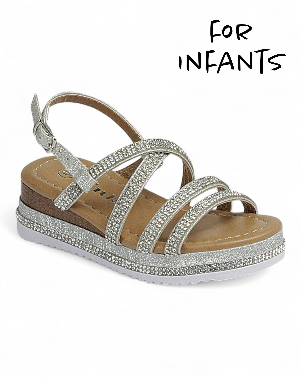 Baby Infant Wedge Heel Slingback Sandal Shoes FL-ELLIE-91KA