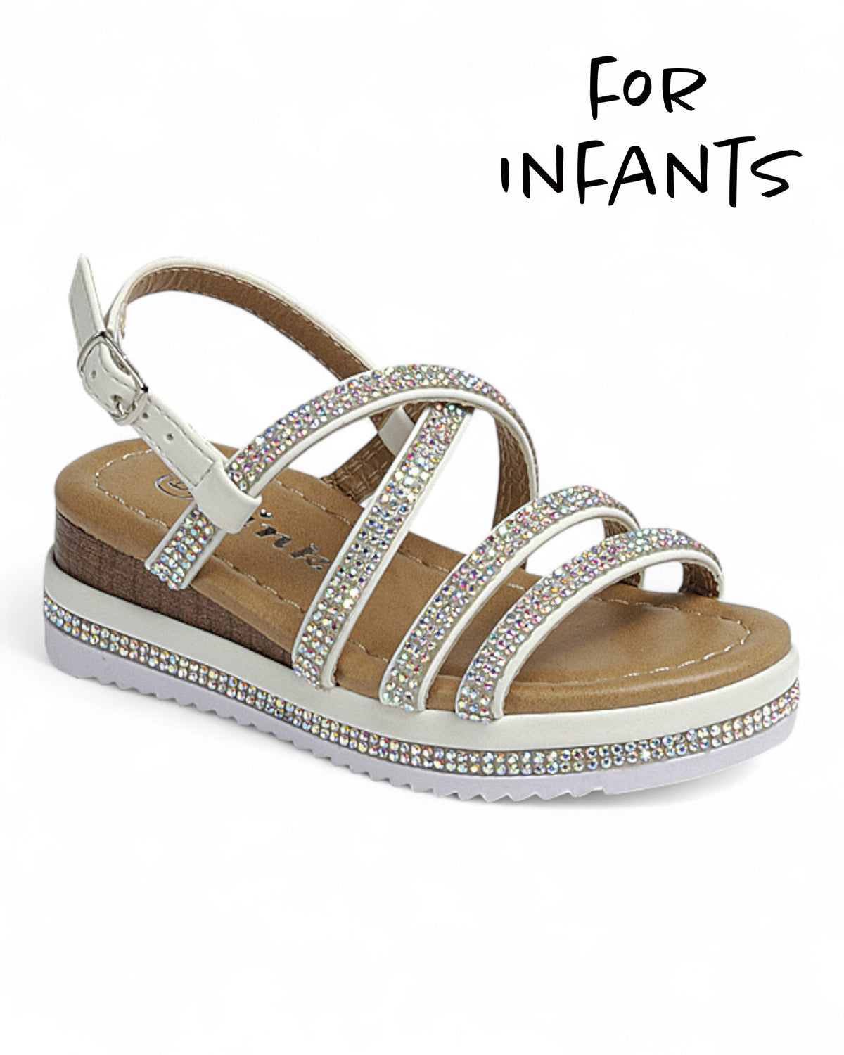 Baby Infant Wedge Heel Slingback Sandal Shoes FL-ELLIE-91KA