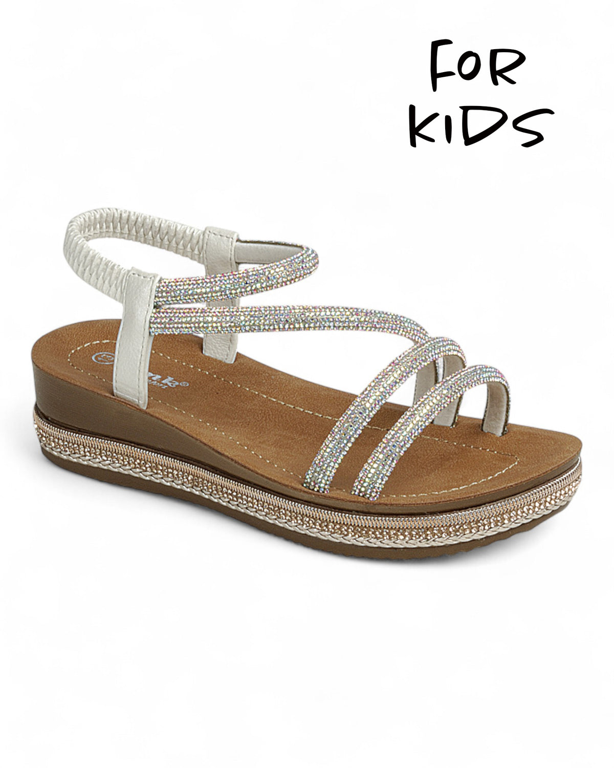 Kids Wedge Heel Slingback Sandal Shoes FL-FORTUNE-02K