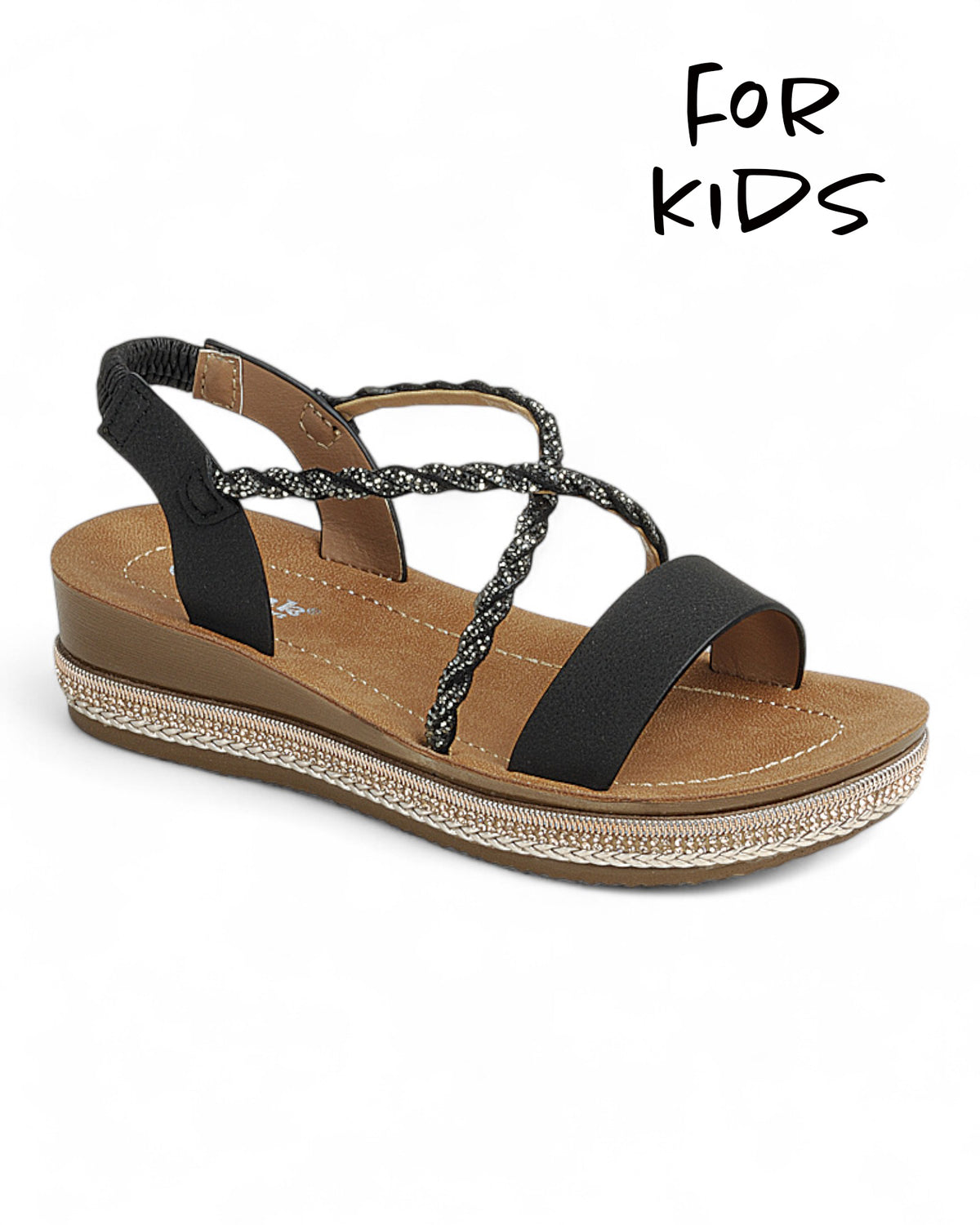 Kids Wedge Heel Slingback Sandal Shoes FL-FORTUNE-06K