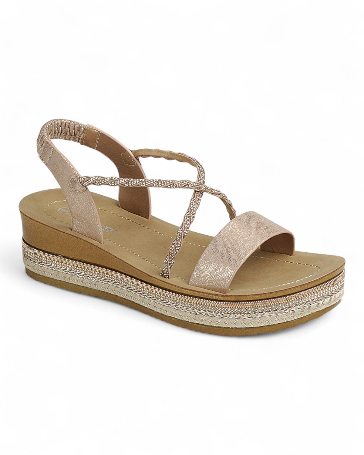 Women Wedge Heel Slingback Sandal Shoes FL-FORTUNE-06