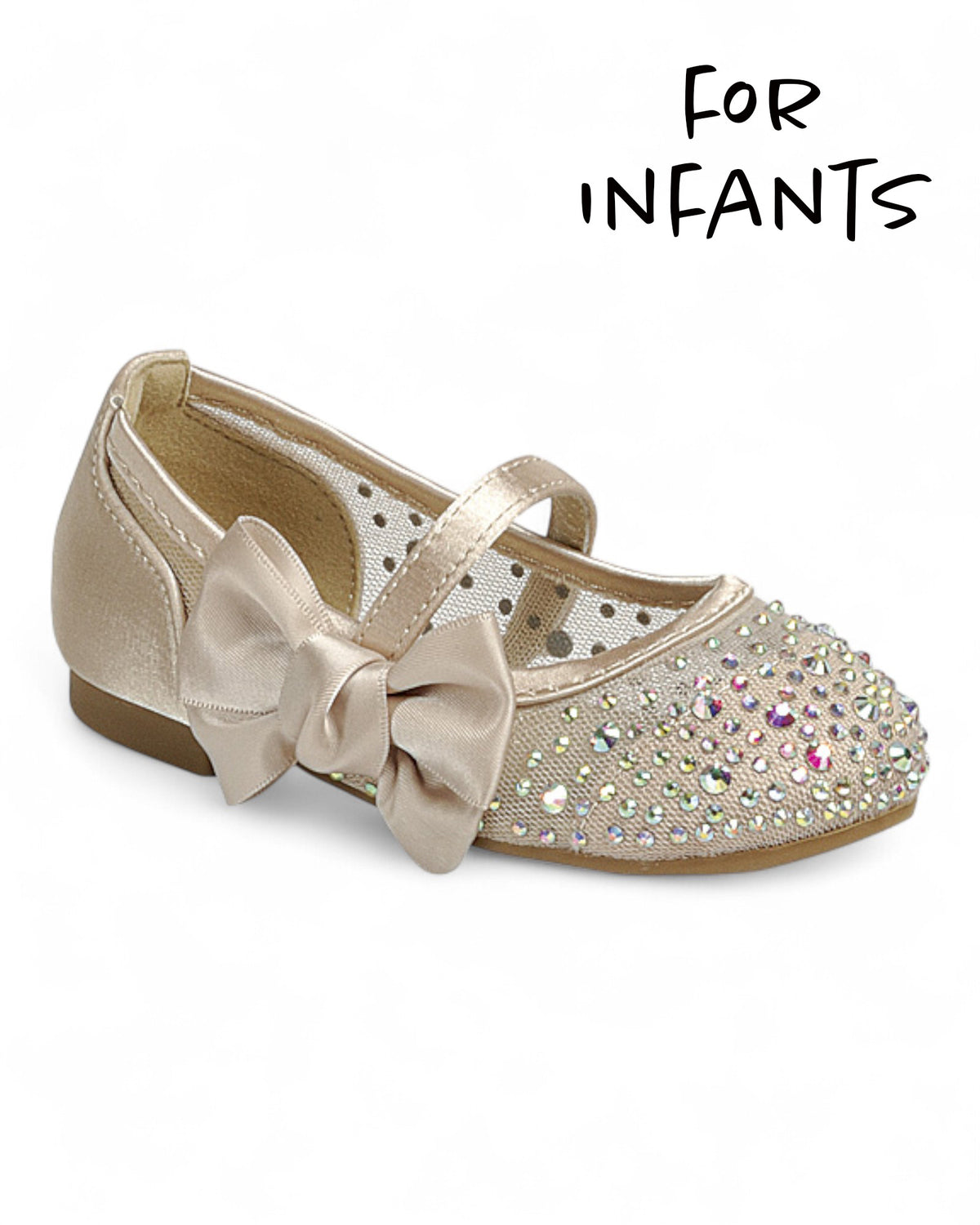 Baby Infant Ankle Tie Flat Shoes FL-GLORIA-10KA