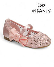 Baby Infant Ankle Tie Flat Shoes FL-GLORIA-10KA