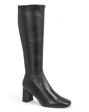 Women Chunky Heel Knee High Boots FL-INDEED-19
