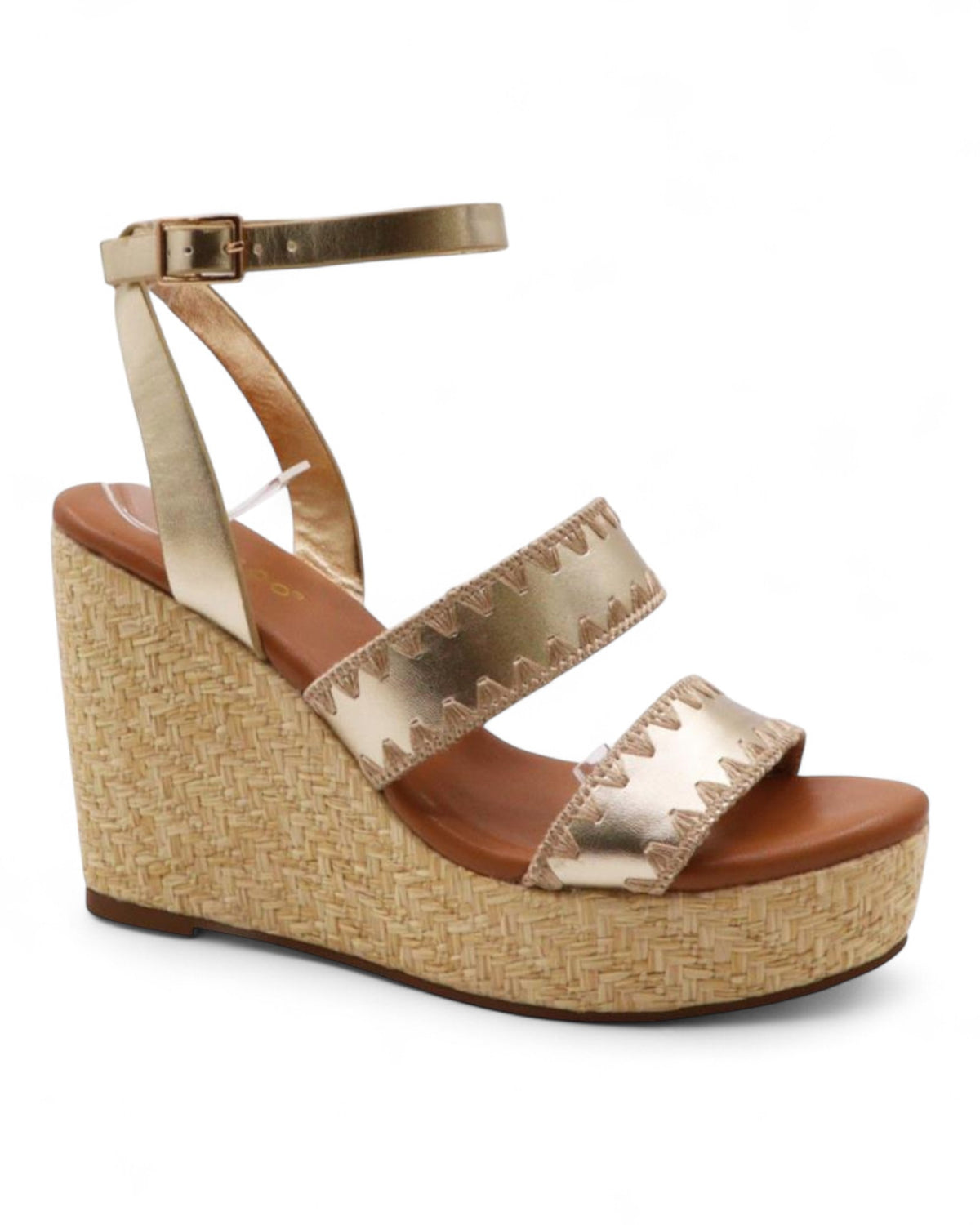 Women Wedge Heel Ankle Strap Shoes JP-LILO-05