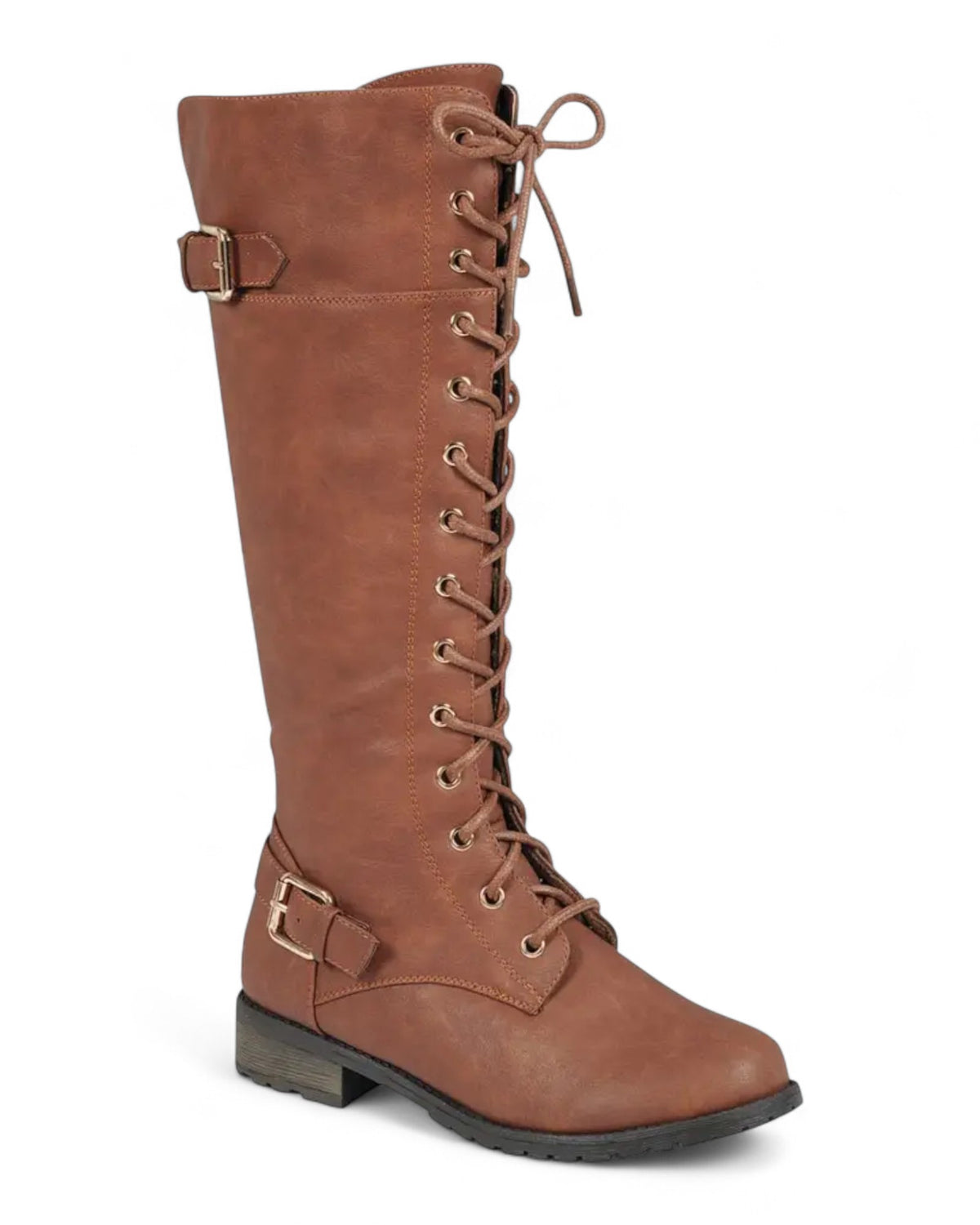 Women's Durable Lace Up Running Boots Knee High Shoes