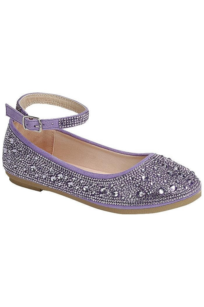 Kids Ankle Strap Flat Shoes FL-MARIANA-35K