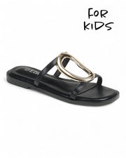 Kids Flip Flop Sandal Shoes FL-METAL-03K