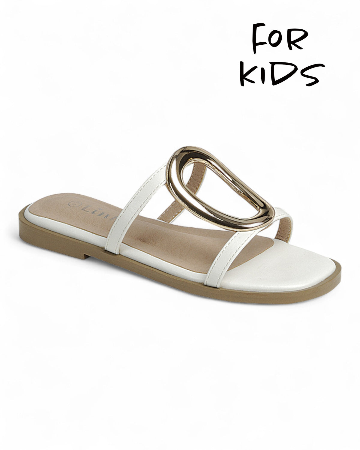 Kids Flip Flop Sandal Shoes FL-METAL-03K