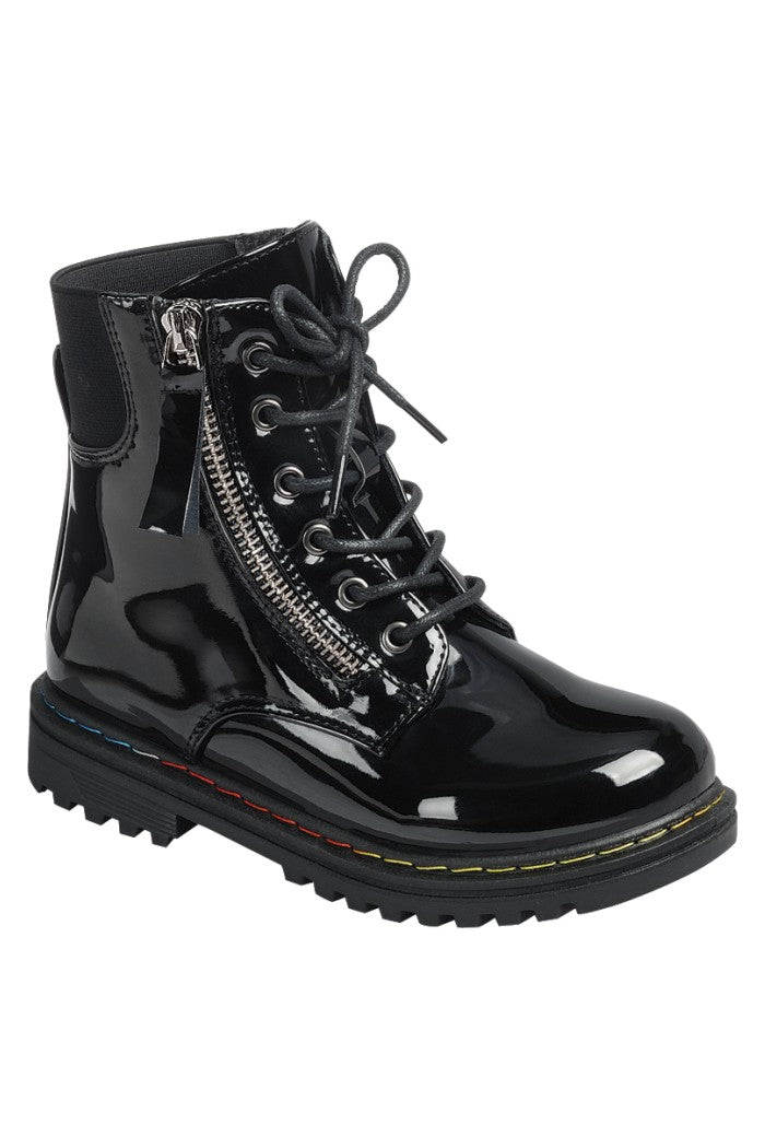 Kids Apparel Lace Up Ankle Booties FL-MODEL-8K