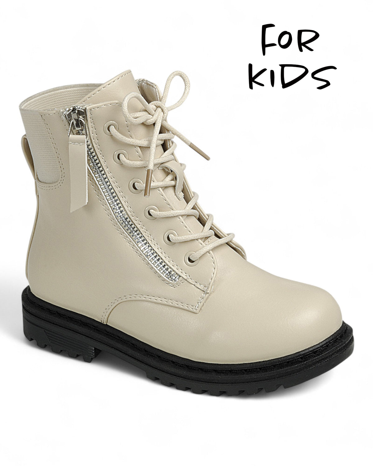 Kids Apparel Lace Up Ankle Booties FL-MODEL-8K