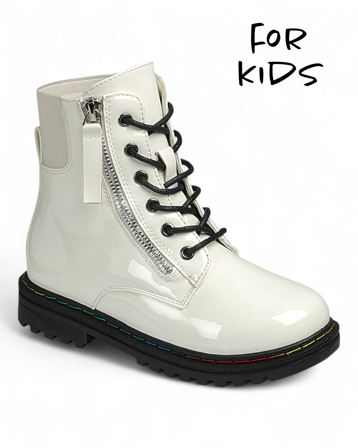 Kids Apparel Lace Up Ankle Booties FL-MODEL-8K