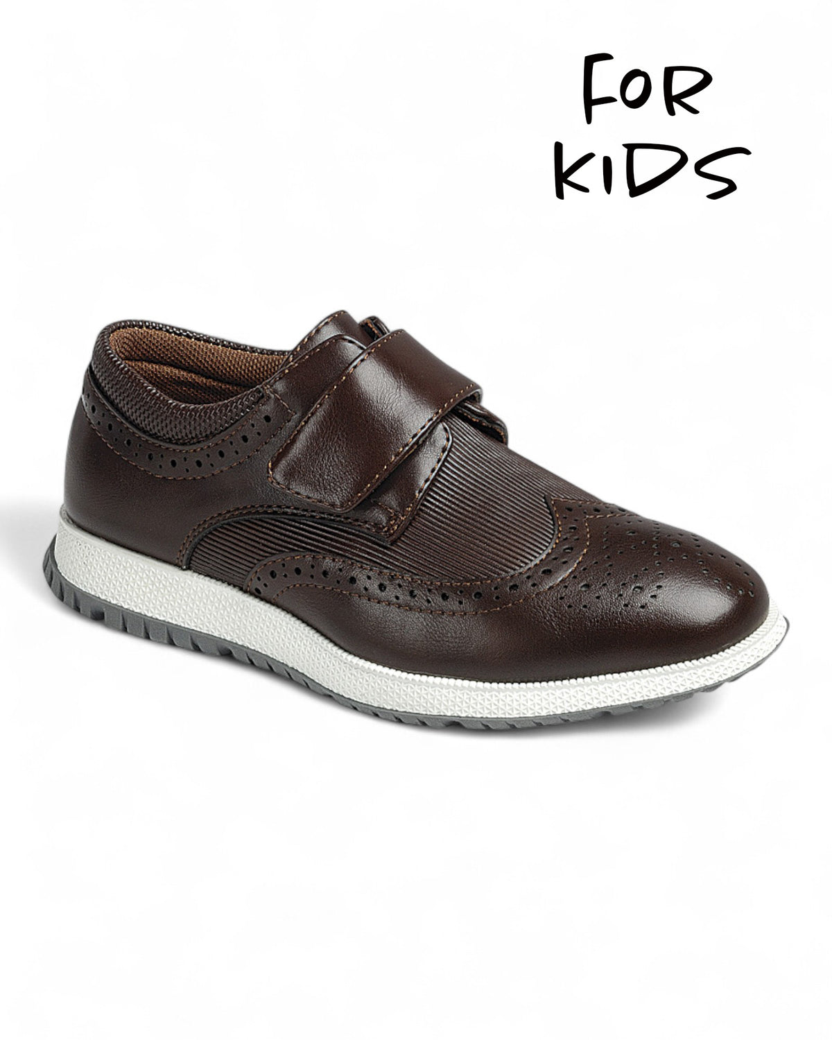 Boys Velcro Strap Sneaker Shoes For Little Kids FL-MUSK-3K