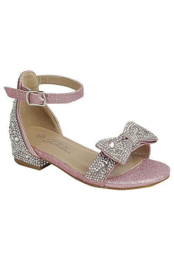 Kids Chunky Heel Ankle Strap Party Shoes FL-NATALIE-66K