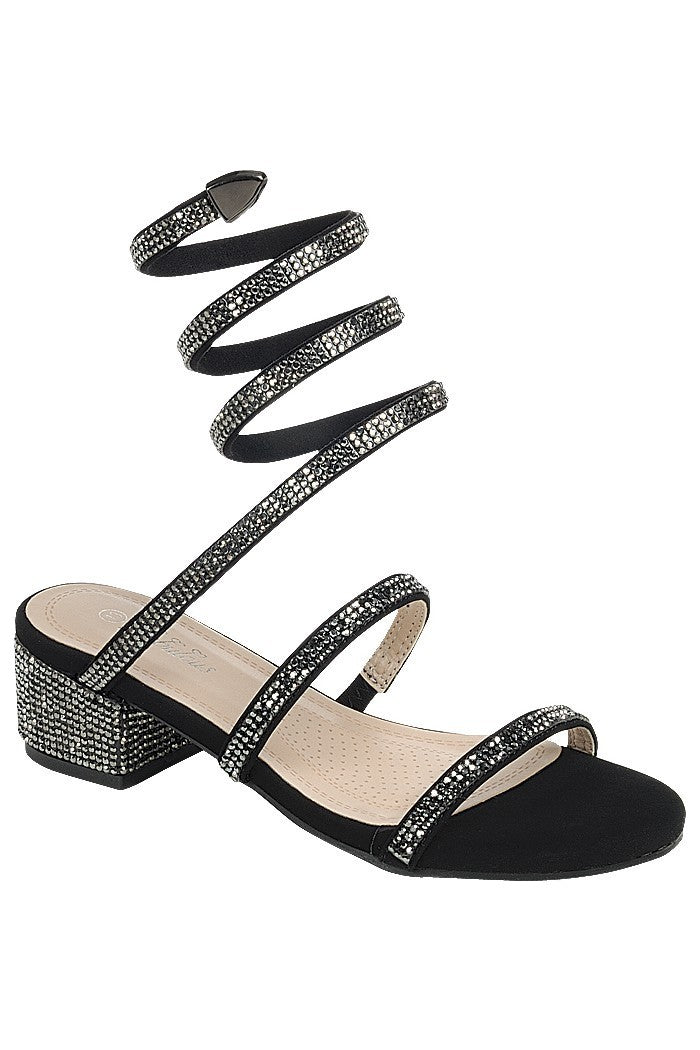 Kids Low Heel Party Shoes FL-NATALY-36K