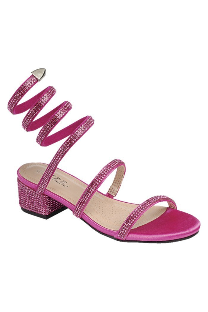 Kids Low Heel Party Shoes FL-NATALY-36K