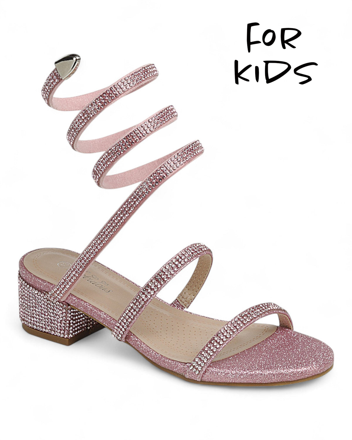 Kids Low Heel Party Shoes FL-NATALY-36K
