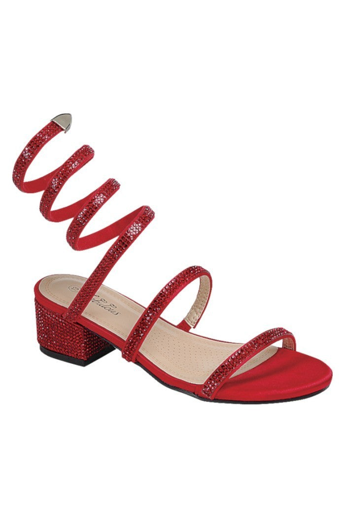 Kids Low Heel Party Shoes FL-NATALY-36K