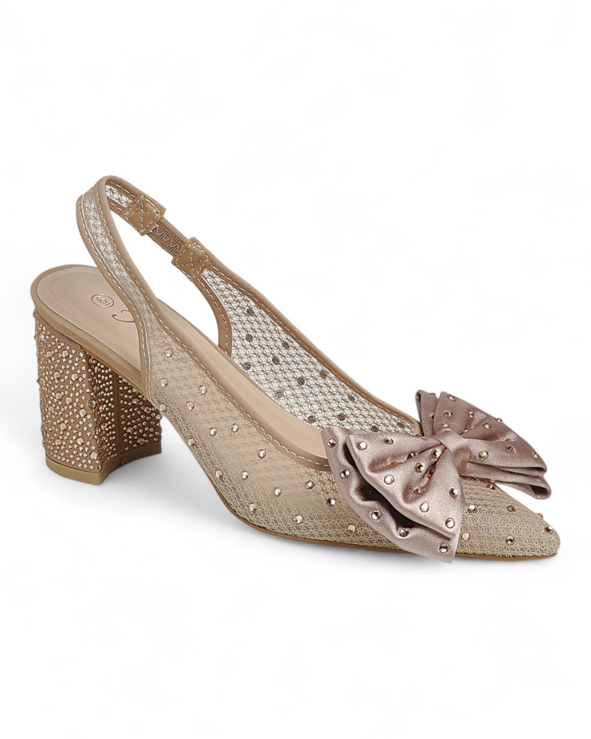 Women Chunky Heel Slingback Sandal Shoes FL-NELLY-21