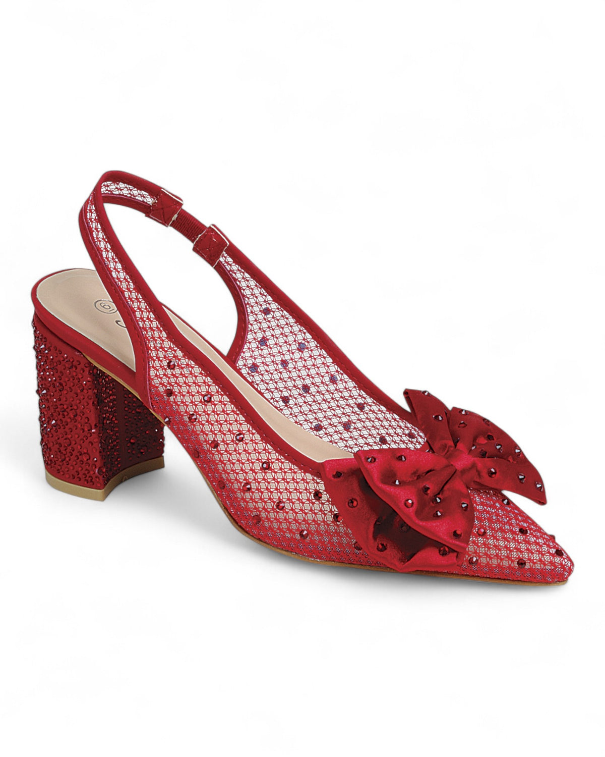 Women Chunky Heel Slingback Sandal Shoes FL-NELLY-21