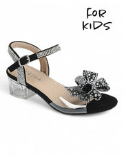 Kids Chunky Heel Ankle Strap Party Shoes FL-NOTARY-95K