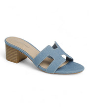 Women Chunky Heel Easy Slip on Sandal Shoes FL-PRIDE-22