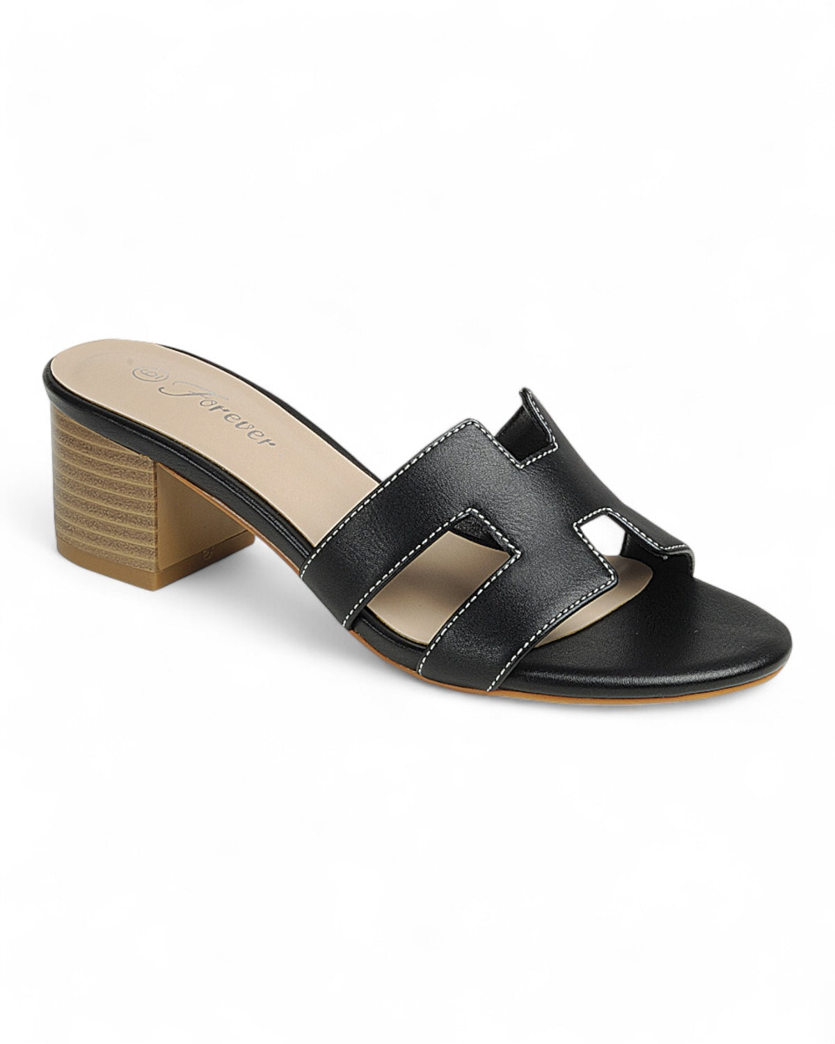 Women Chunky Heel Easy Slip on Sandal Shoes FL-PRIDE-22