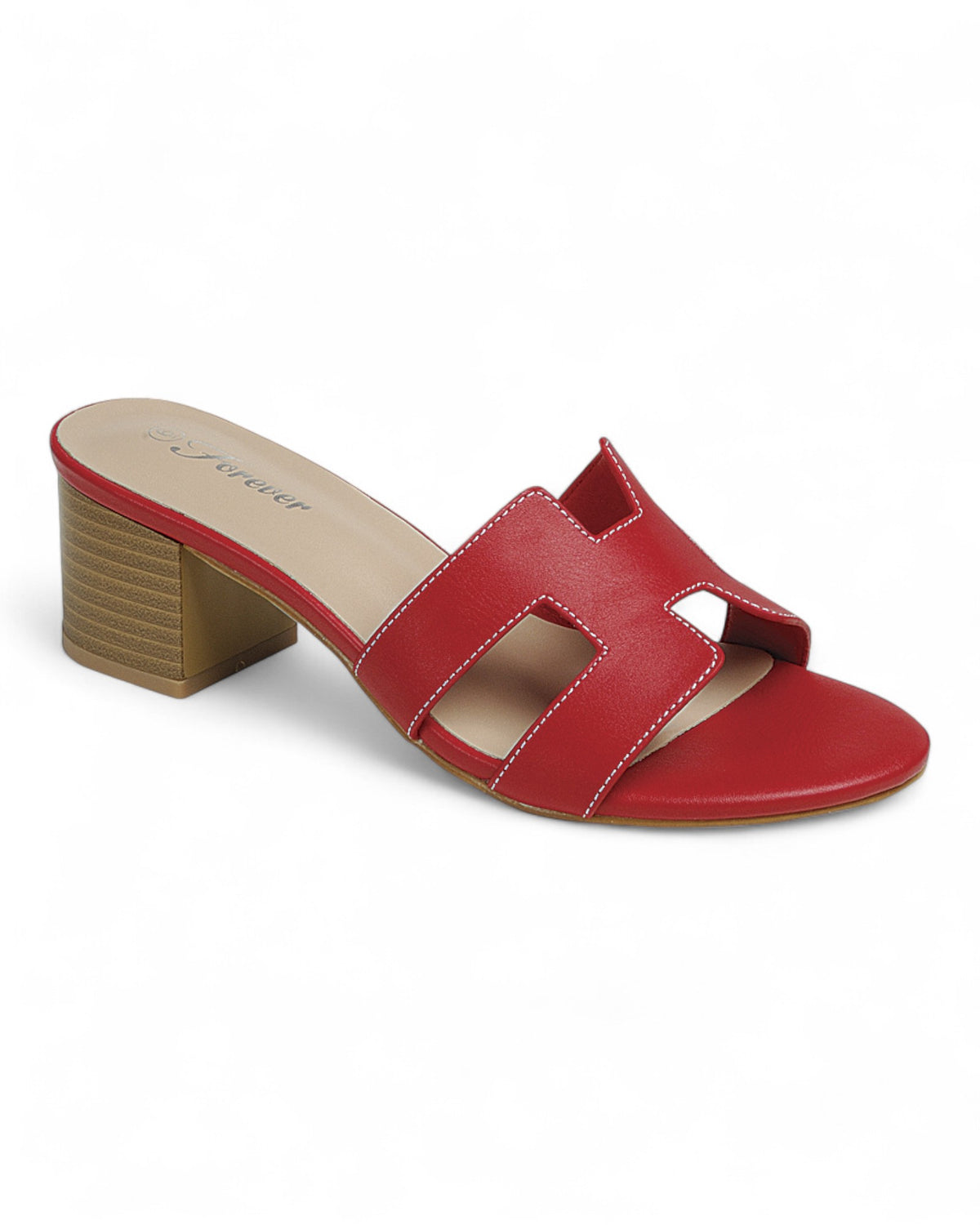 Women Chunky Heel Easy Slip on Sandal Shoes FL-PRIDE-22