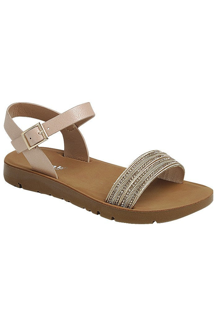 Kids Ankle Strap Sandal Shoes FL-RENOVATE-49K