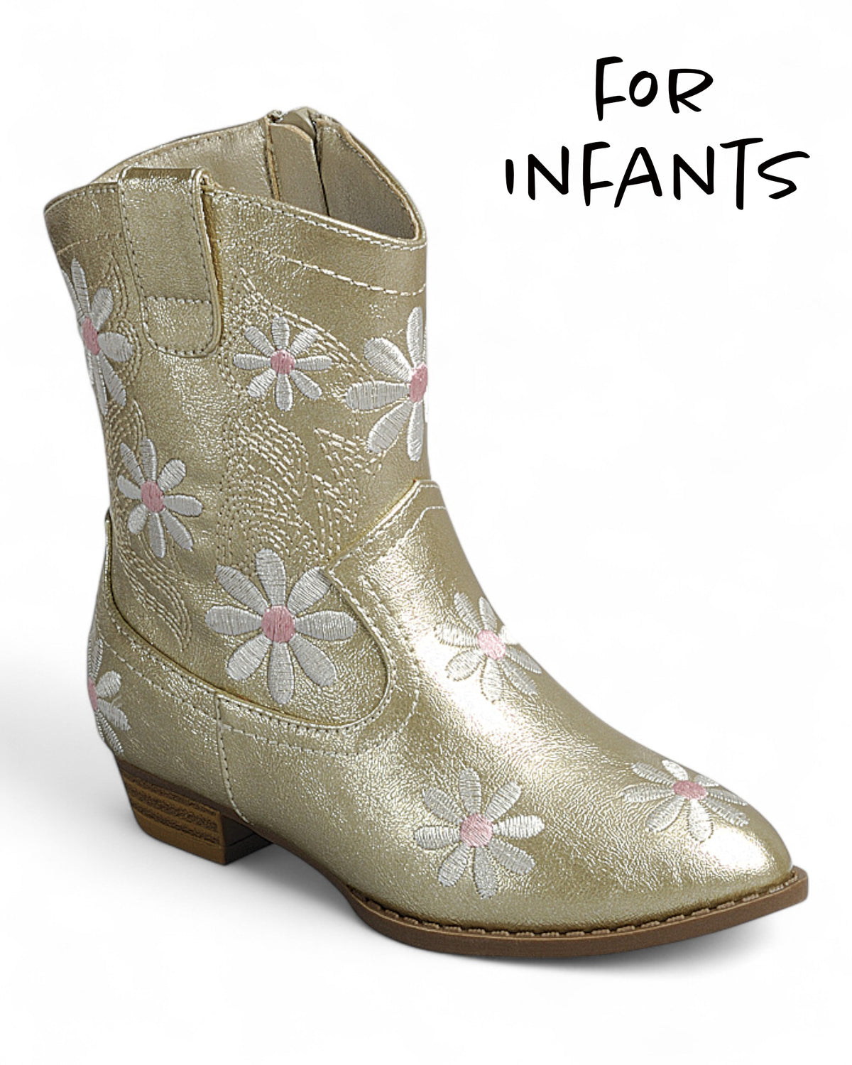 Infants Chunky Heel Ankle Booties FL-RIDE-05KA