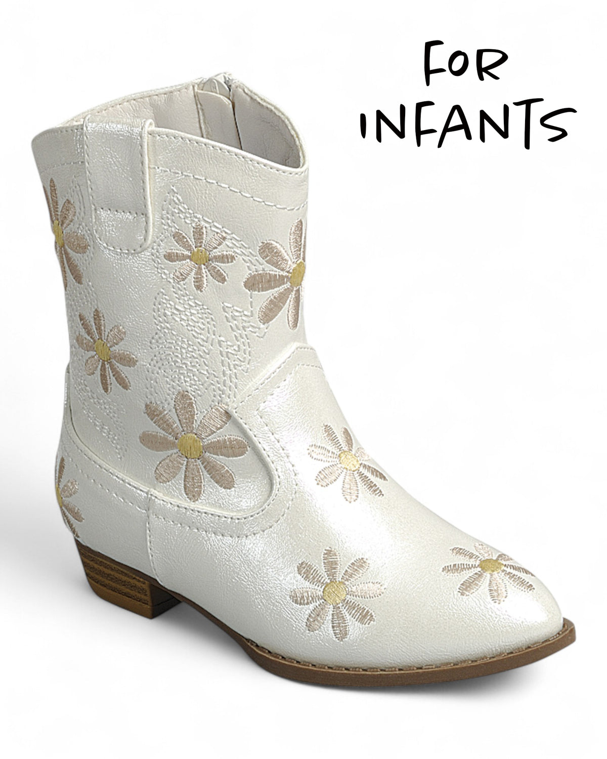 Infants Chunky Heel Ankle Booties FL-RIDE-05KA