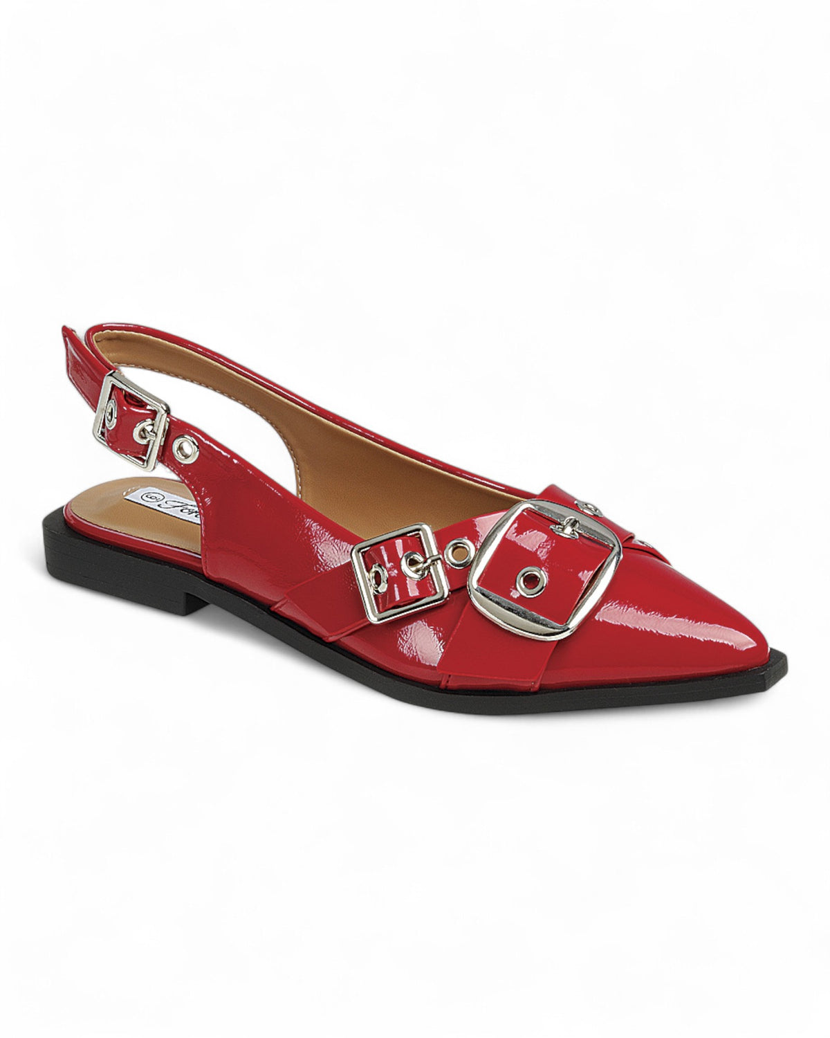 Women Slingback Sandal Shoes FL-RIVETS-05