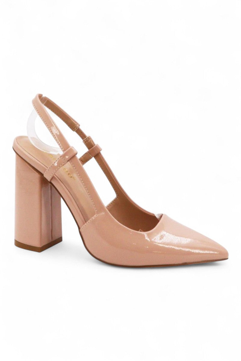 Women Chunky Heel Slingback Shoes JP-STELLAR-07