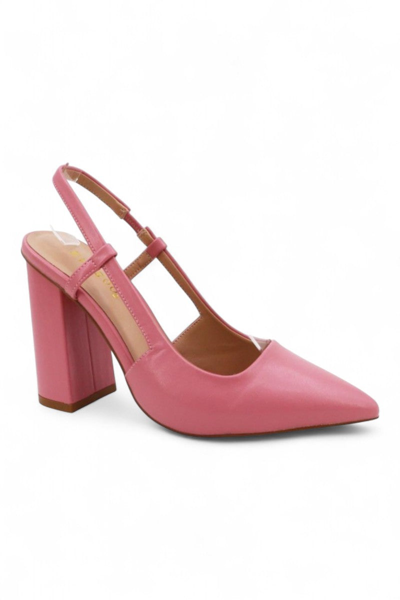 Women Chunky Heel Slingback Shoes JP-STELLAR-07