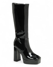Women Chunky Heel Knee High Boots FL-SAGE-28
