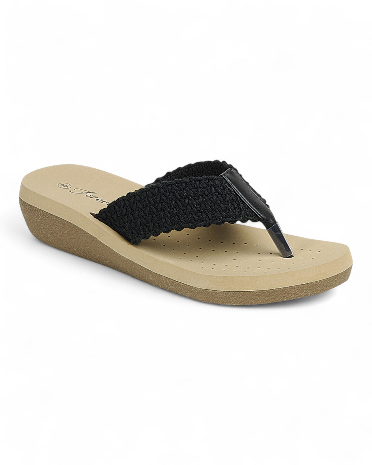Women Low Wedge Heel Thong Sandal Shoes FL-SANDS-16