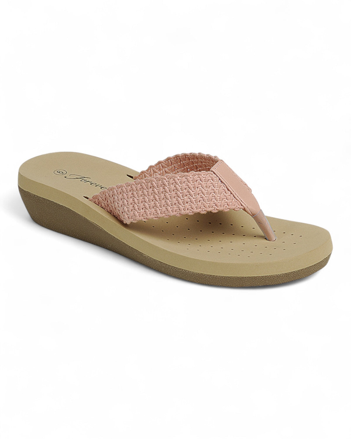 Women Low Wedge Heel Thong Sandal Shoes FL-SANDS-16