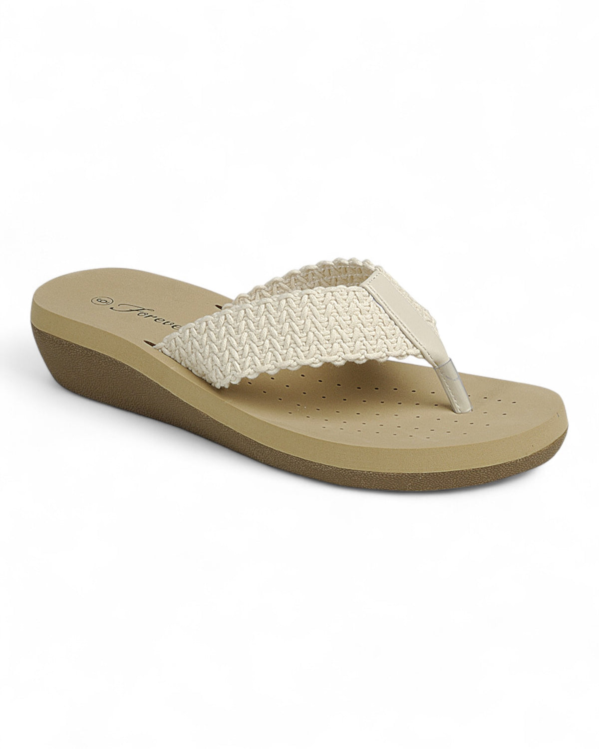 Women Low Wedge Heel Thong Sandal Shoes FL-SANDS-16