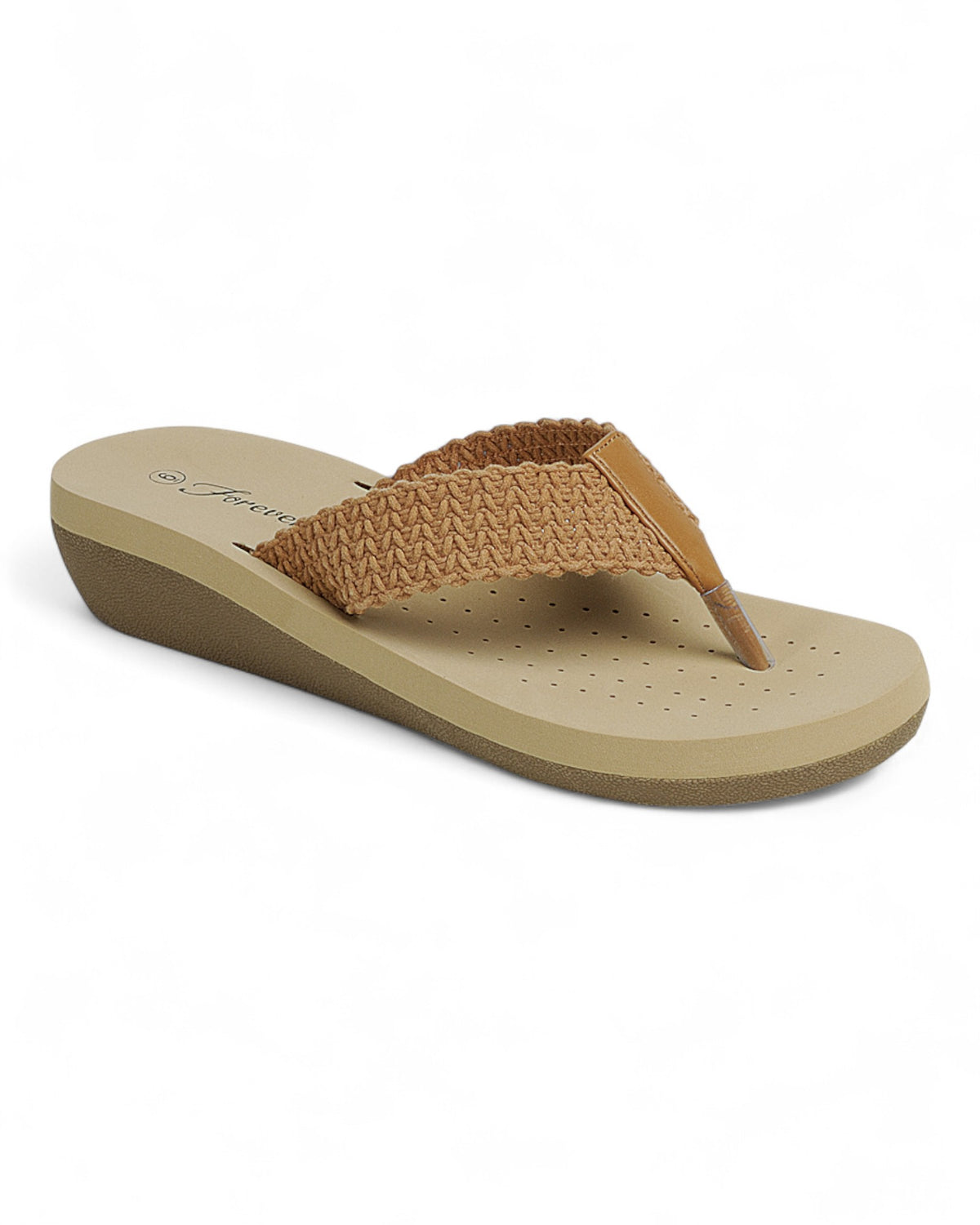 Women Low Wedge Heel Thong Sandal Shoes FL-SANDS-16