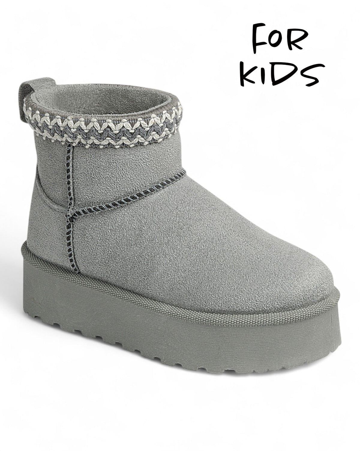 Kids Ankle Booties FL-SOLID-19K