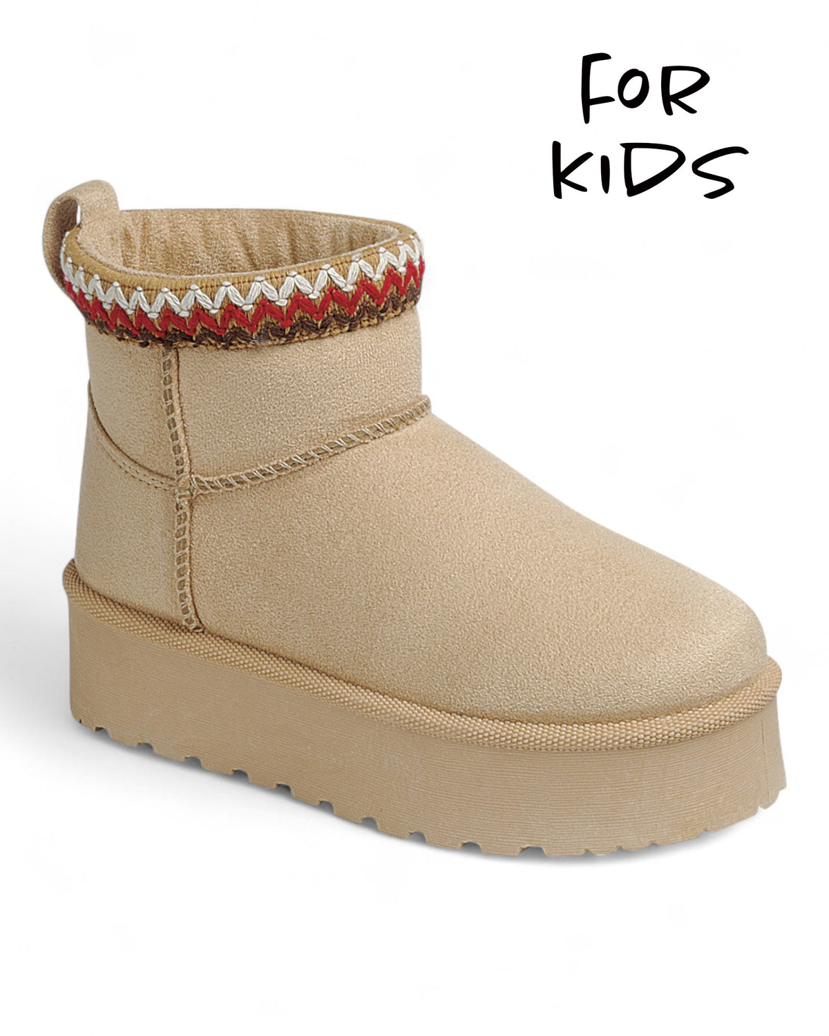 Kids Ankle Booties FL-SOLID-19K