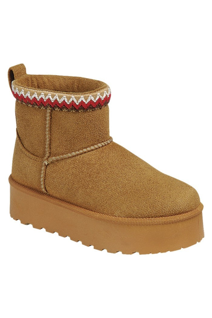Kids Ankle Booties FL-SOLID-19K