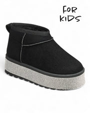 Kids Ankle Booties FL-SOLID-28K