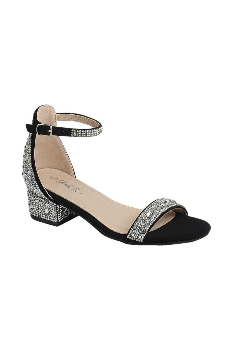 Kids Chunky Heel Ankle Strap Party Shoes FL-SUNSHINE-37K