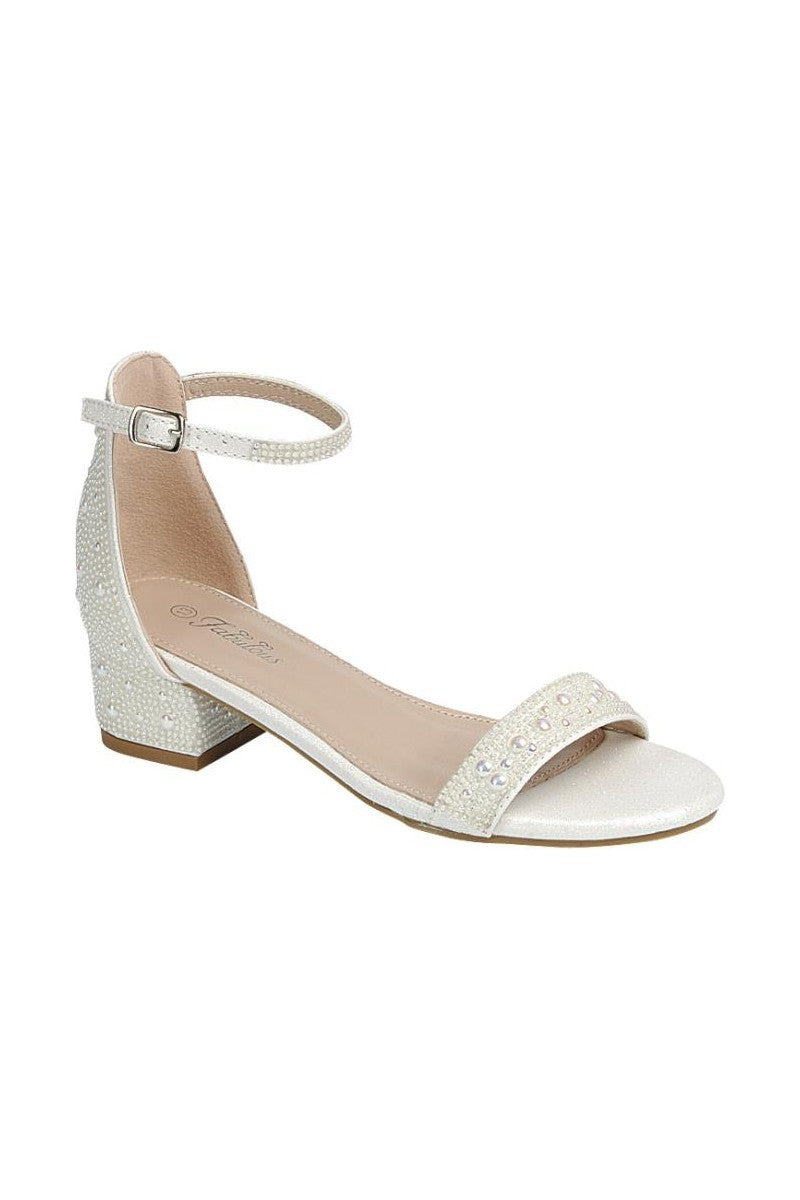 Kids Chunky Heel Ankle Strap Party Shoes FL-SUNSHINE-37K