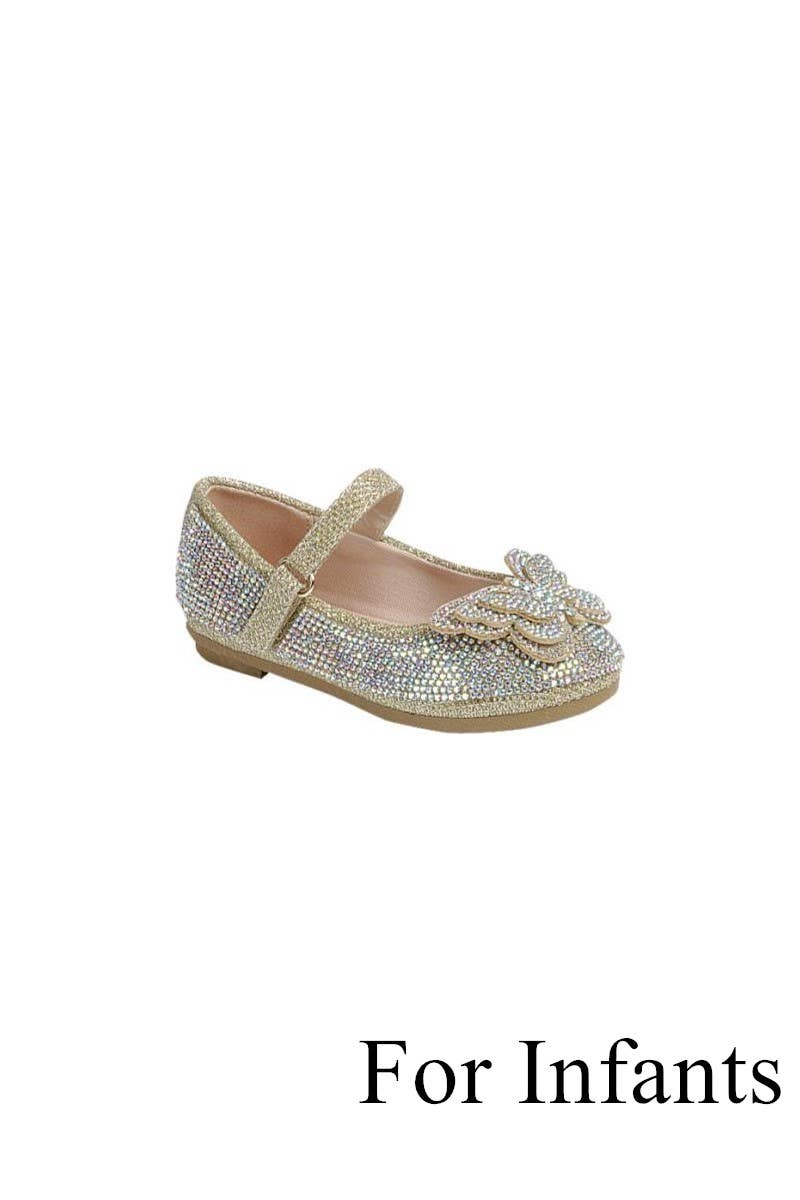 Infants Ankle Strap Flat Shoes FL-SABINA-89KA