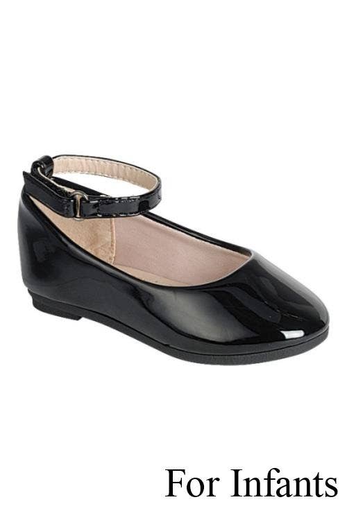 Infants Ankle Strap Flat Shoes FL-FLEXIBLE-49KA