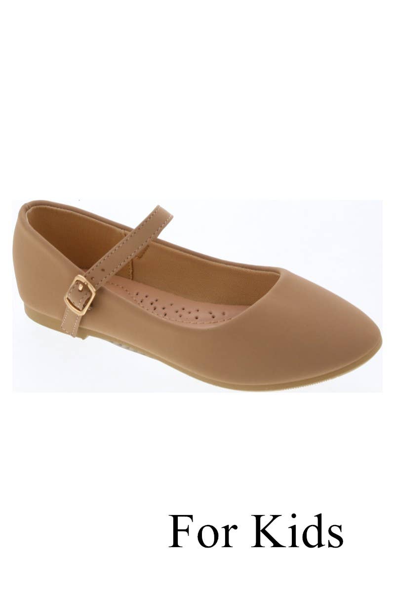 Kids Ankle Strap Flat Shoes TG-COSTA-1K
