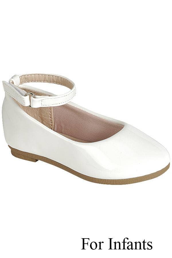 Infants Ankle Strap Flat Shoes FL-FLEXIBLE-49KA